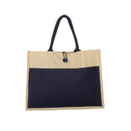Trucs - Jute Bag with Canvas Pocket