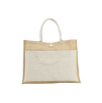 Trucs - Jute Bag with Canvas Pocket
