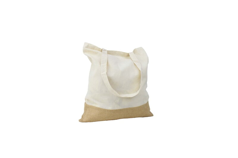 Geina - Jute Base Cotton Bag