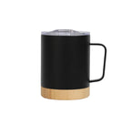 Bamboo Base Stainless Steel Mug