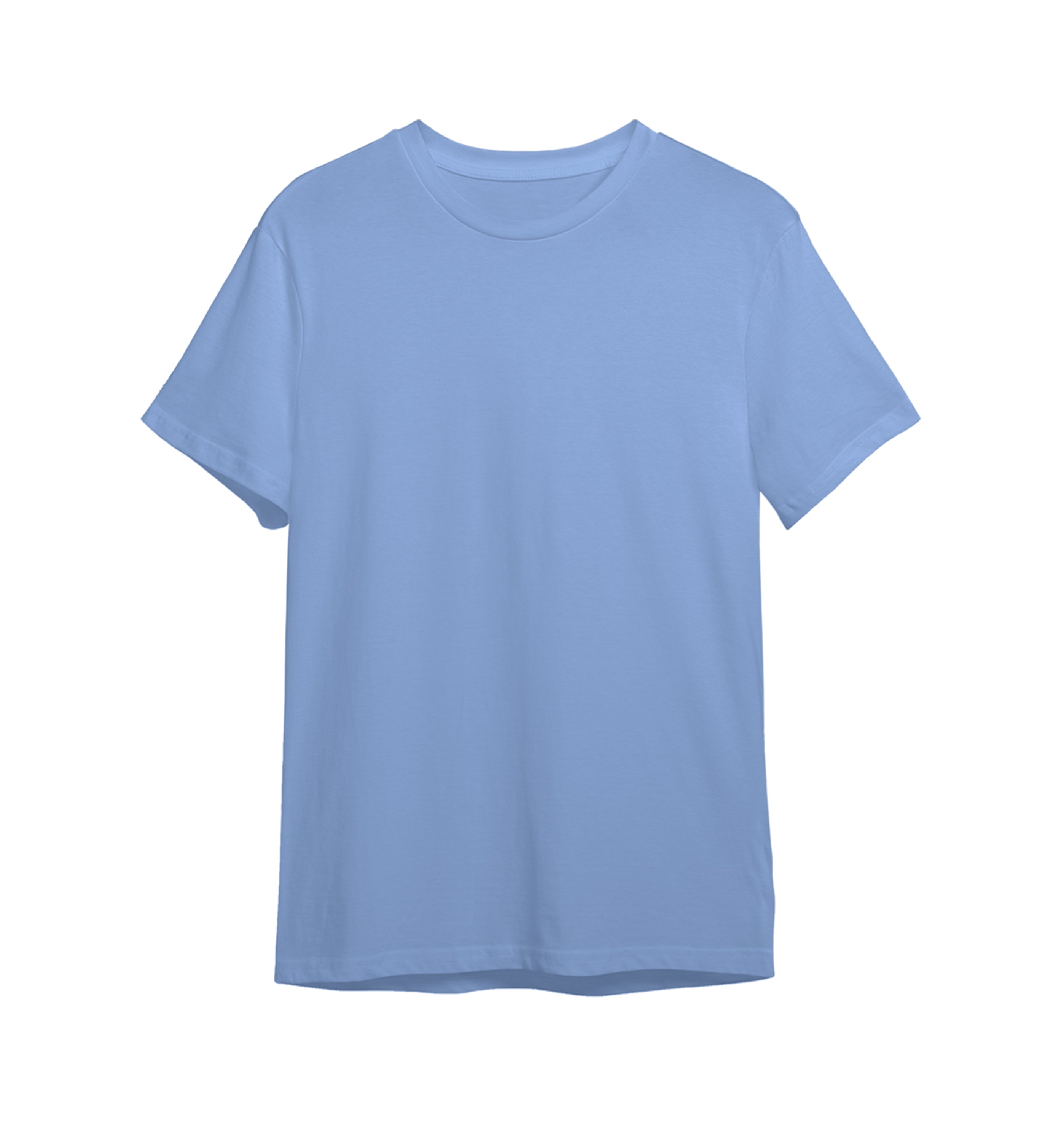 Basic Round Neck T-Shirt – 100% Cotton