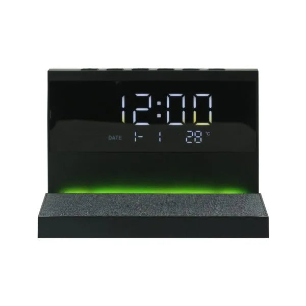 Dorniel Alarm Clock, 15W Wireless Charger & Night Light