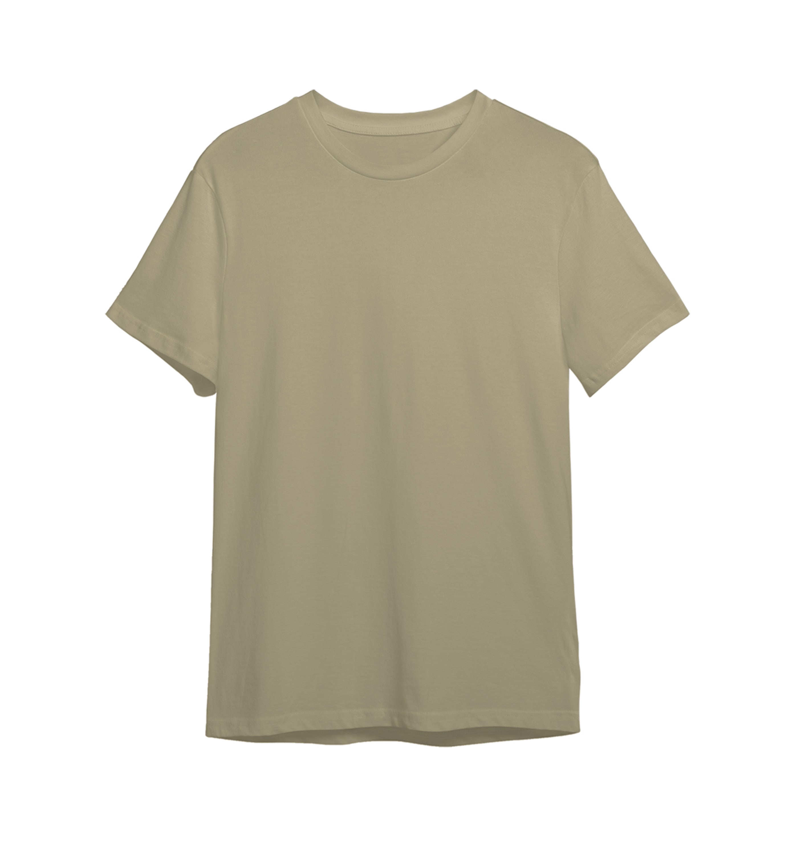 Basic Round Neck T-Shirt – 100% Cotton