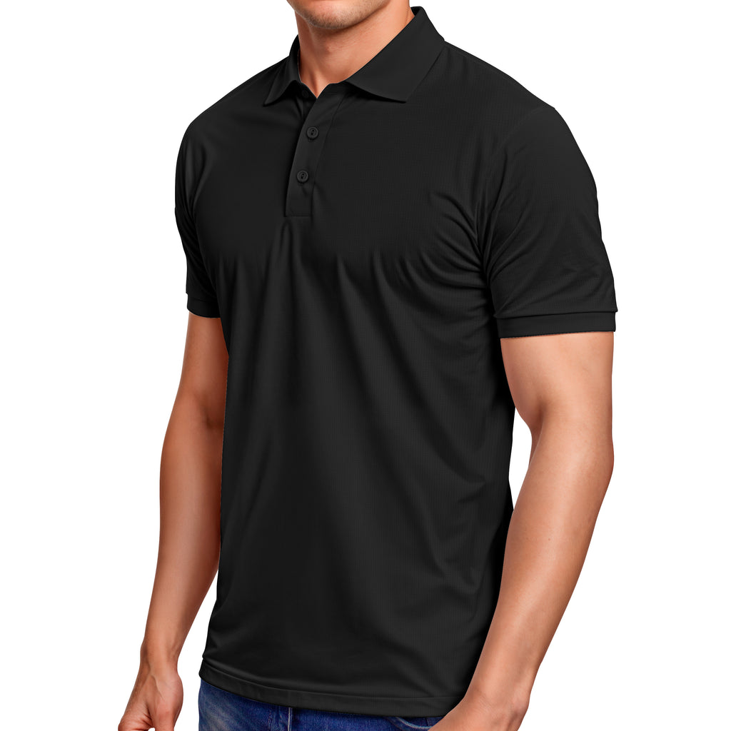 Basic Mesh Polo T-Shirt