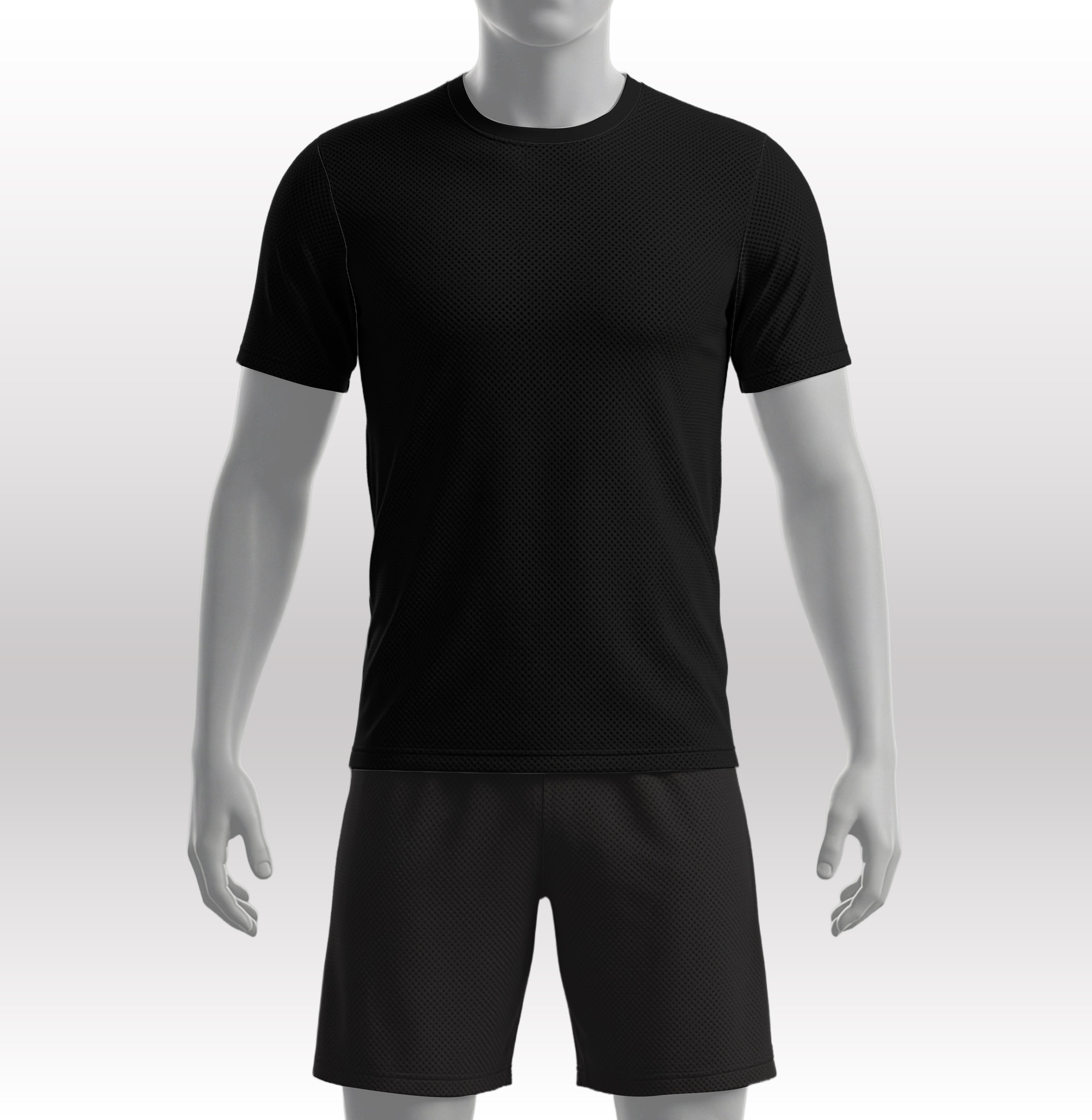 Premium Mesh Round Neck T-Shirt
