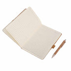 BORSA - eco-neutral A5 Cork Fabric Hard Cover Notebook and Pen Set