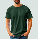 Basic Mesh Round Neck T-Shirt