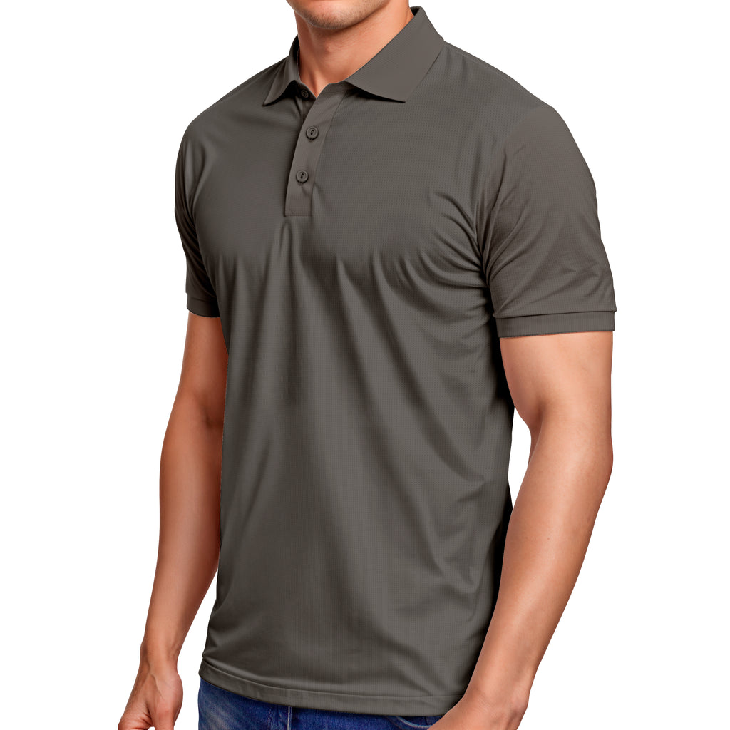 Basic Mesh Polo T-Shirt