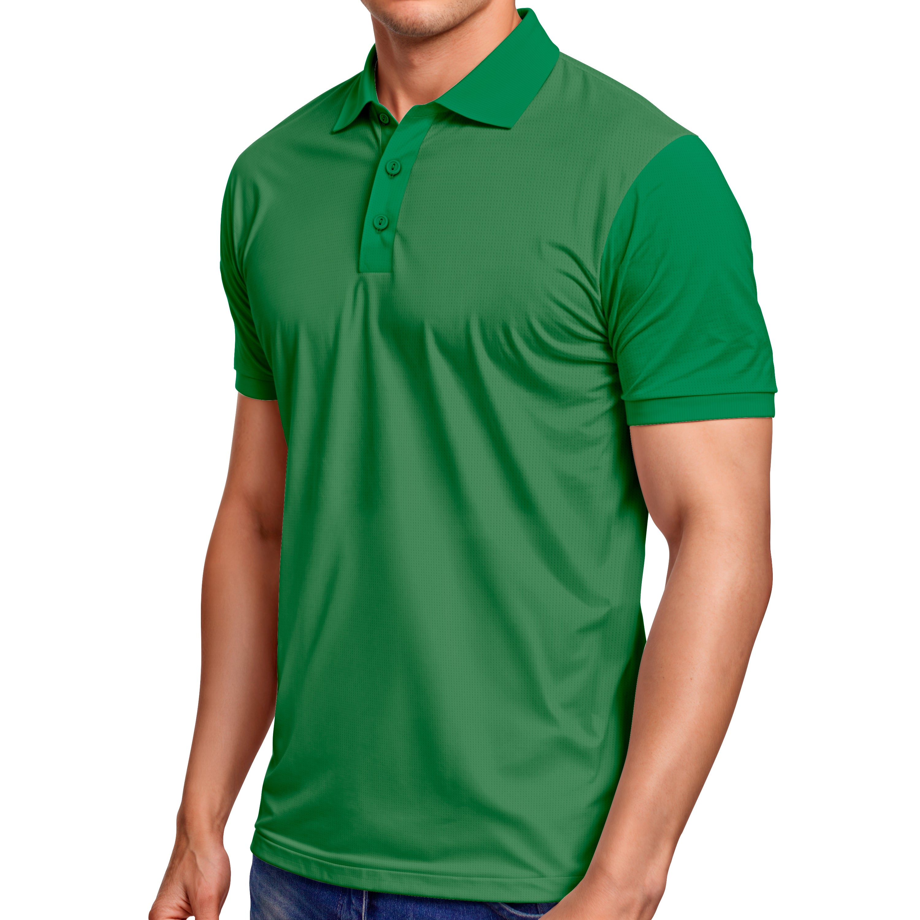 Basic Mesh Polo T-Shirt