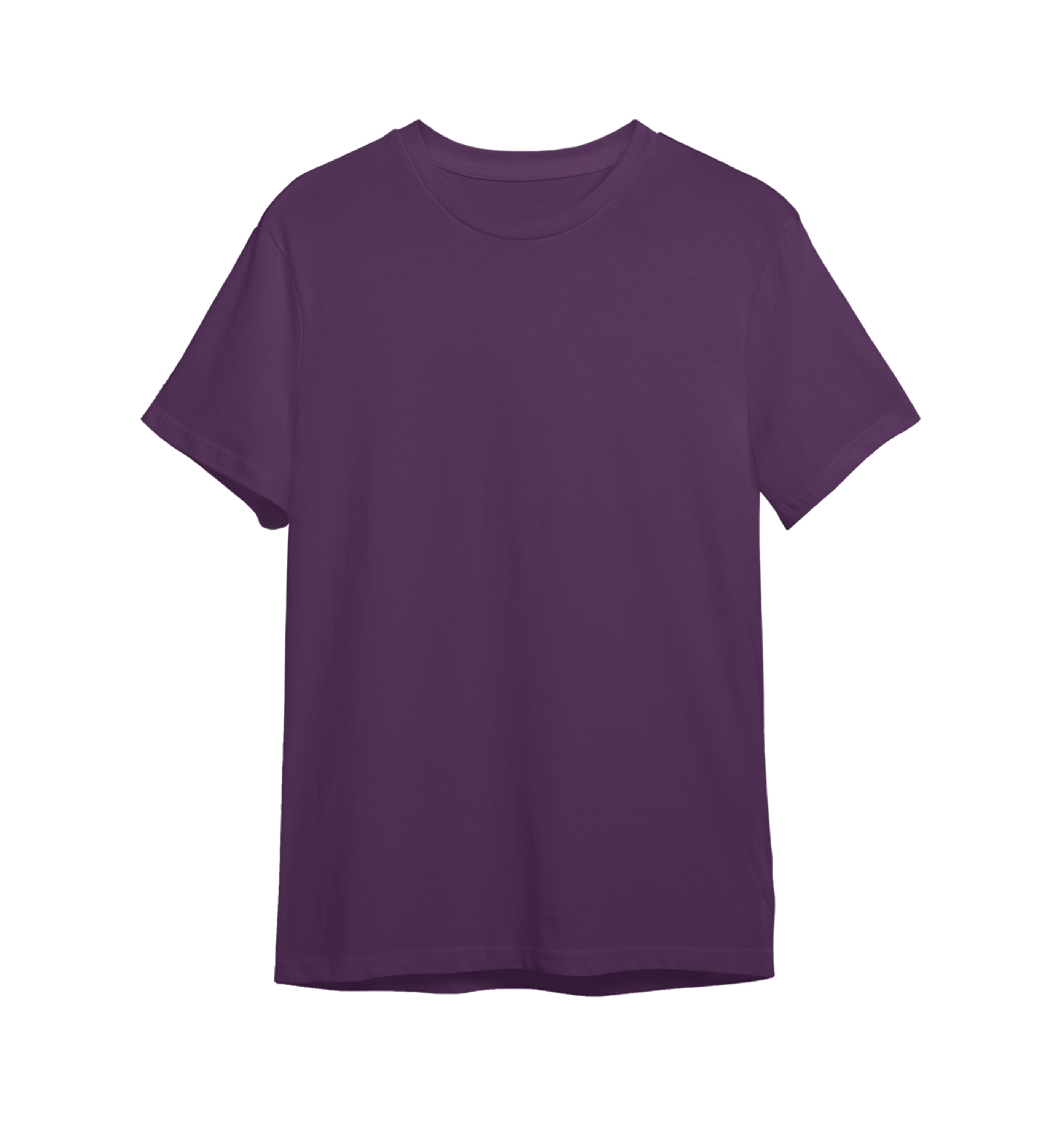 Basic Round Neck T-Shirt – 100% Cotton