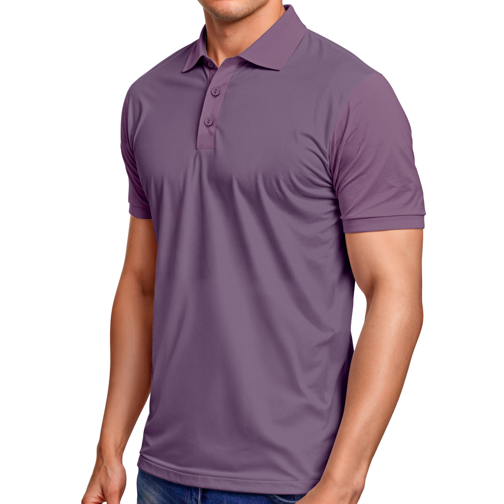 Premium Mesh Polo Neck T-Shirt