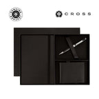 Cross Coventry Ballpoint Pen with Notebook and Bifold Wallet Gift Set