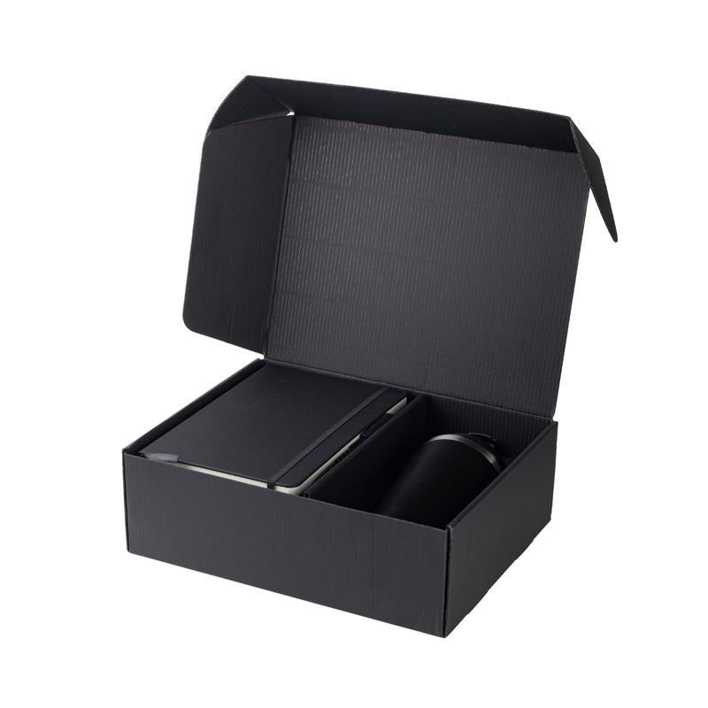 KOKSI - Giftology Set of Double Walled Tumbler, A5 Notebook and Pen