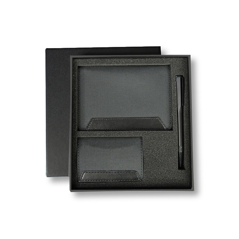 IRTA - Executive Set of Passport Cover, Name Card Holder and Metal Pen