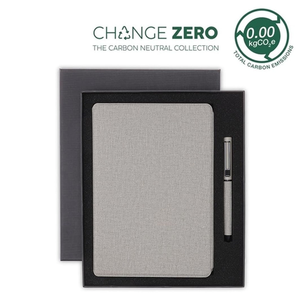 VARDIM - CHANGE ZERO Sustainable Gift Set with Refillable Notebook & Pen