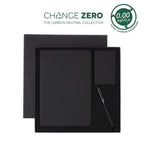 TESSIN - CHANGE ZERO Sustainable Gift Set with Refillable Notebook, Pen & Cardholder