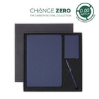 TESSIN - CHANGE ZERO Sustainable Gift Set with Refillable Notebook, Pen & Cardholder