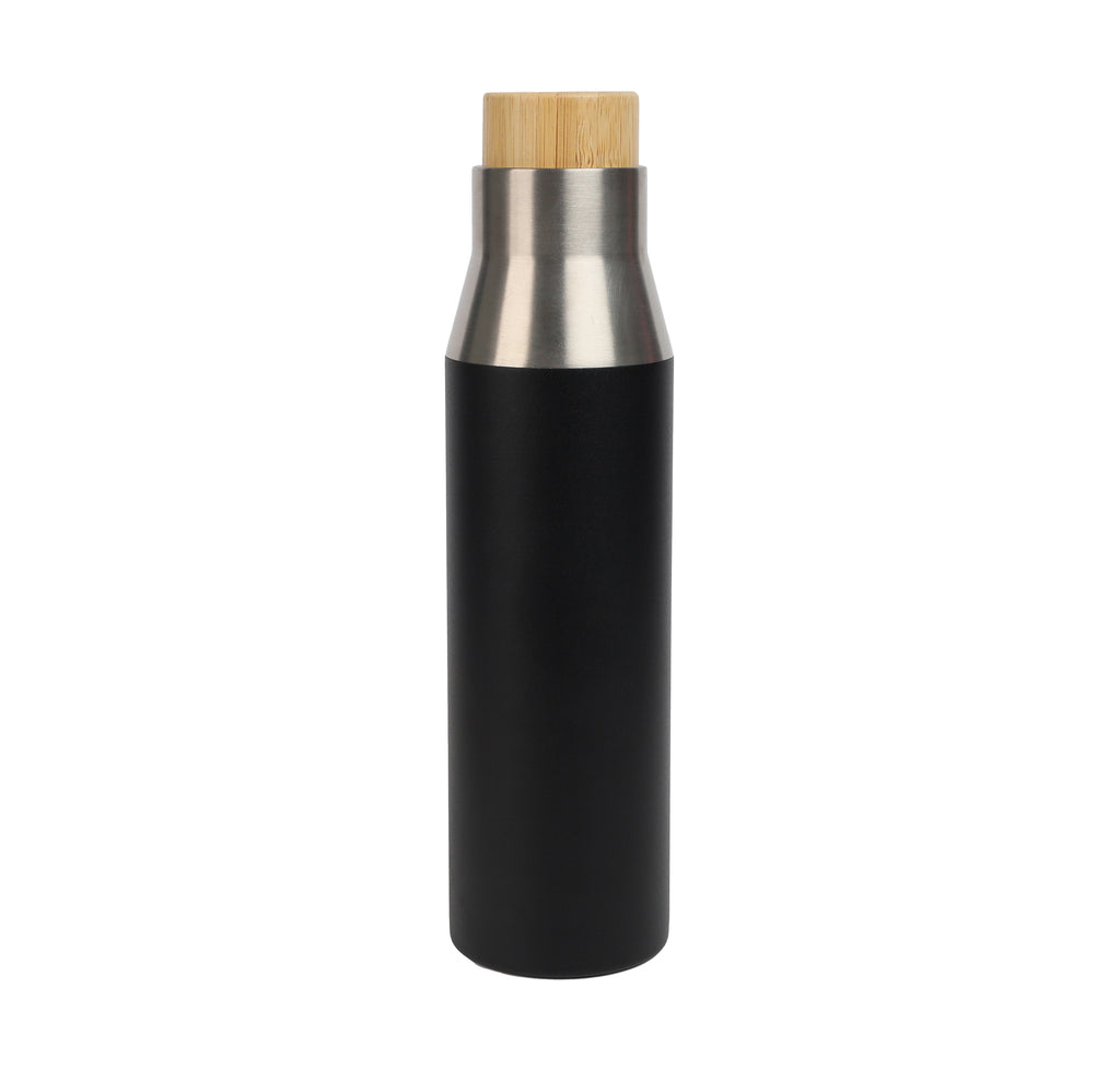 Vacuum Bottle with Bamboo Lid