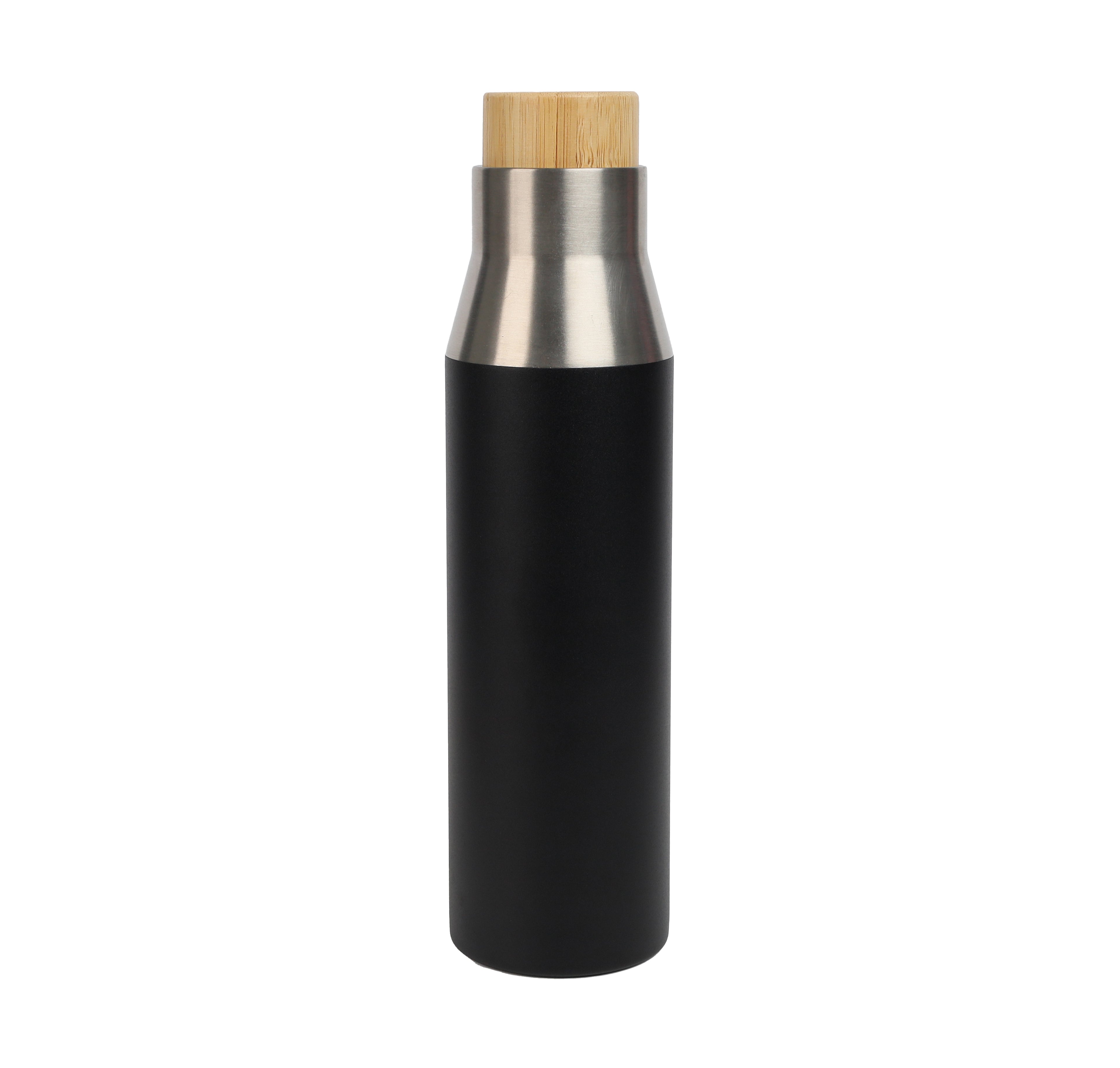 Vacuum Bottle with Bamboo Lid
