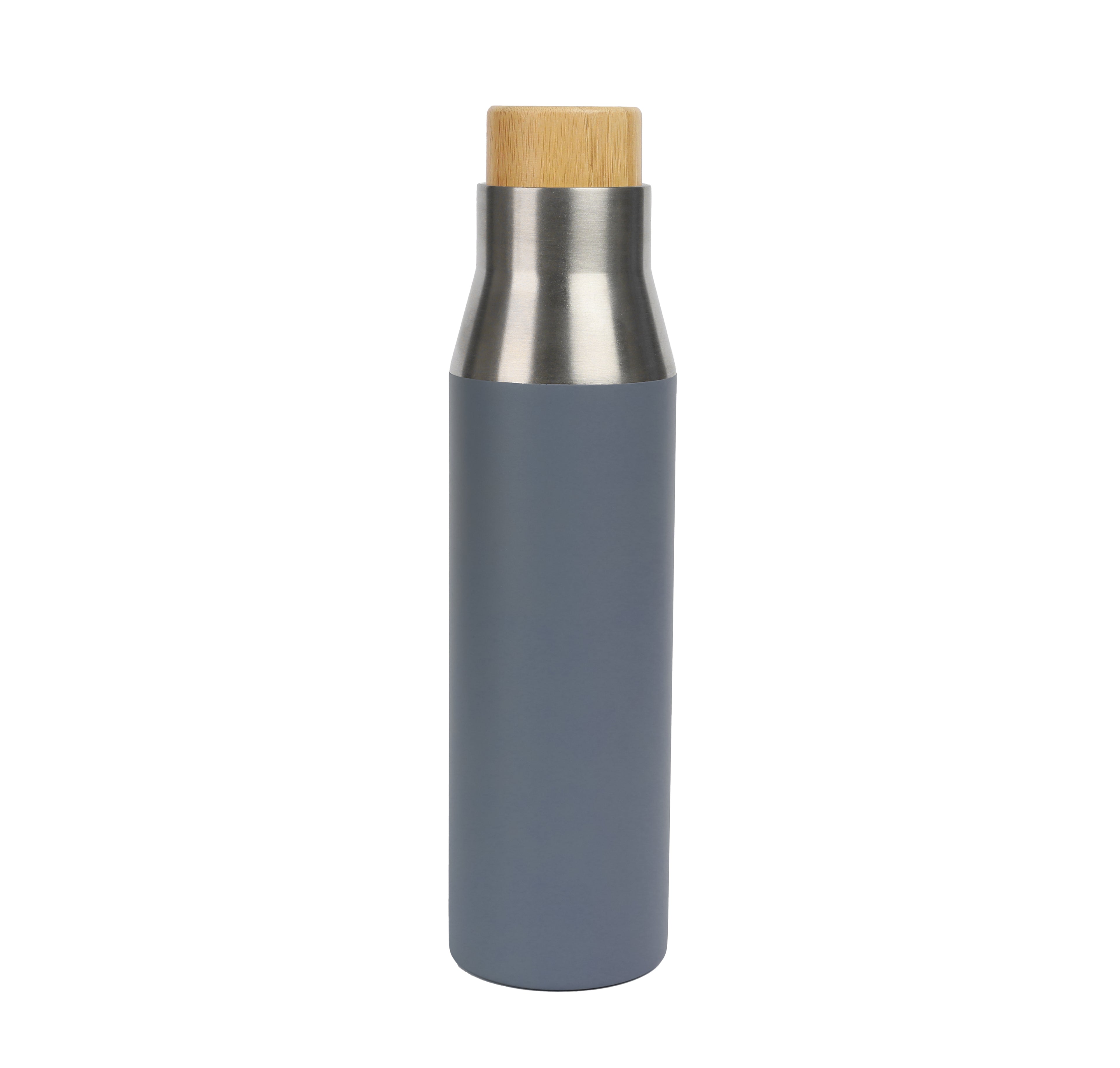 Vacuum Bottle with Bamboo Lid