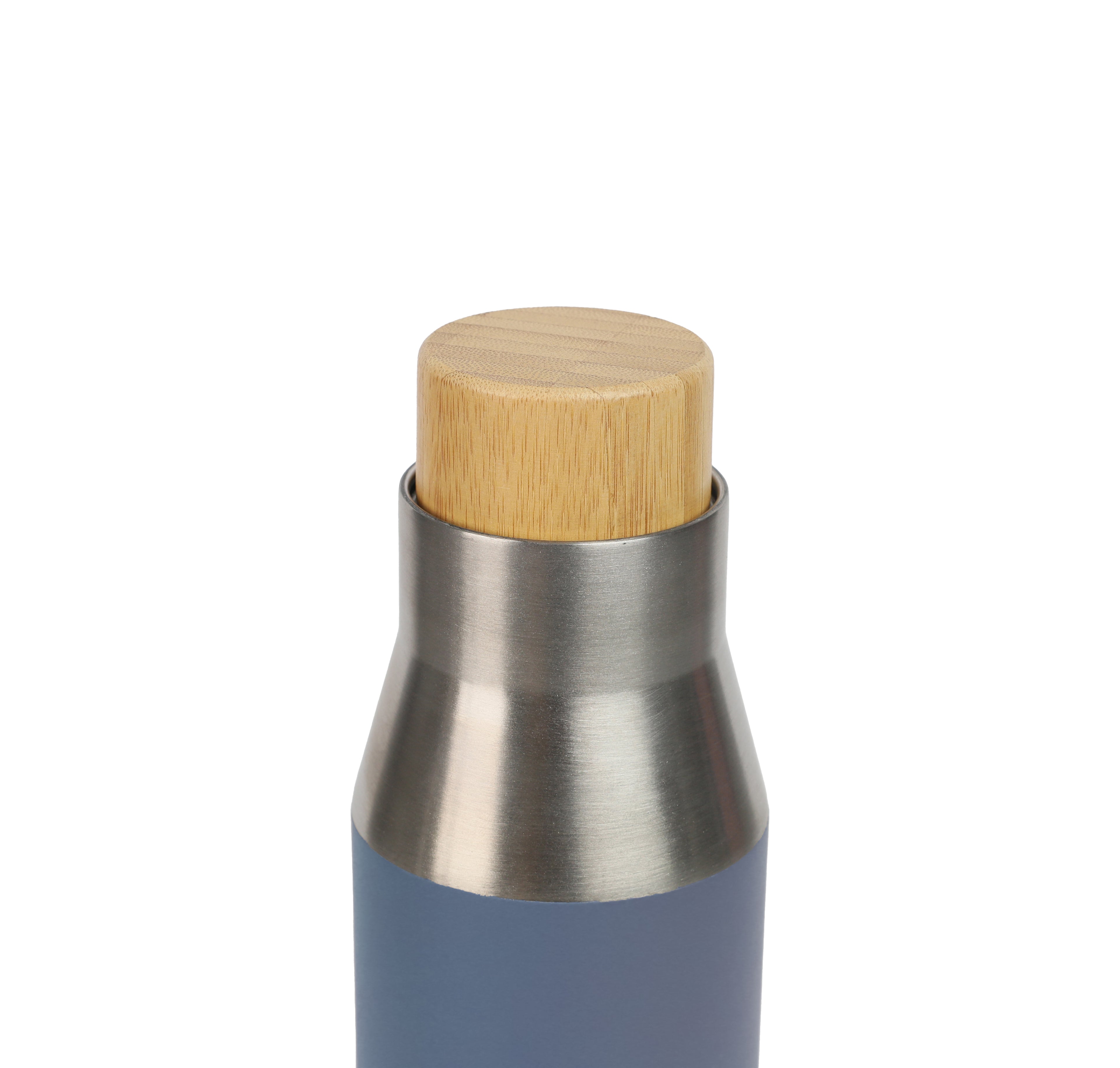 Vacuum Bottle with Bamboo Lid
