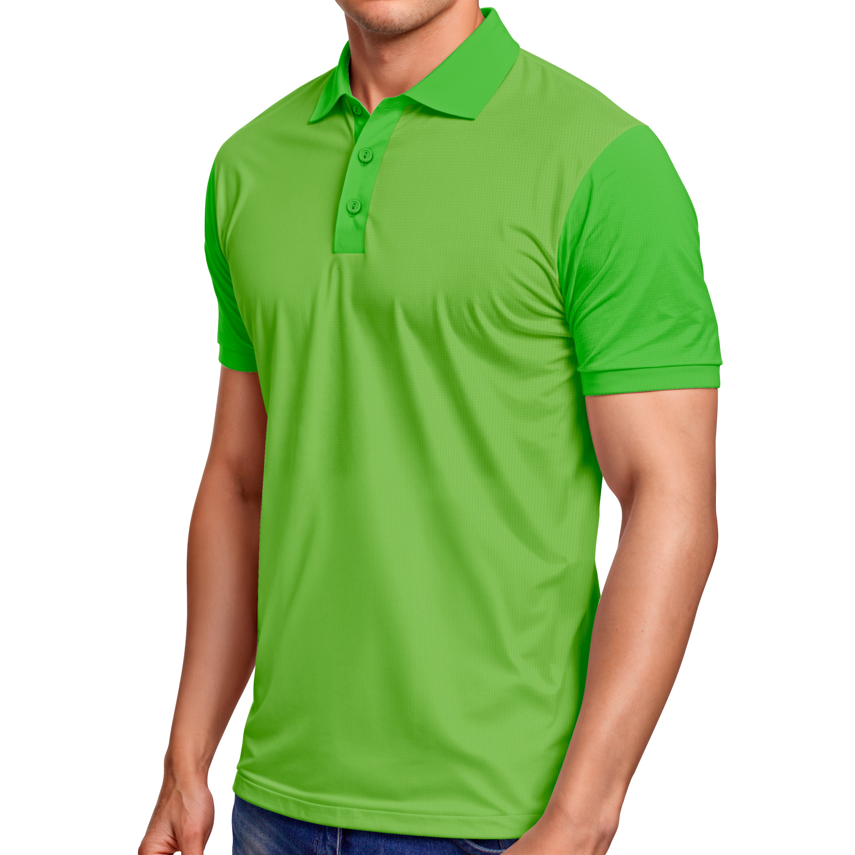 Basic Mesh Polo T-Shirt