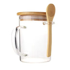 Glass Mug with Spoon