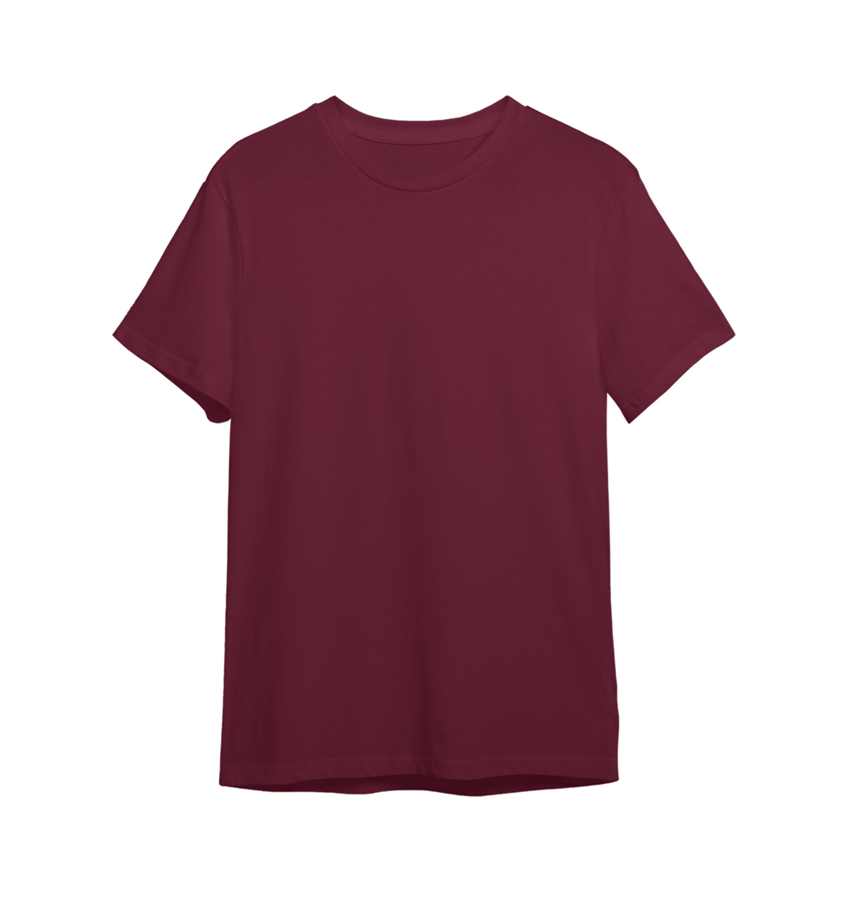 Basic Round Neck T-Shirt – 100% Cotton