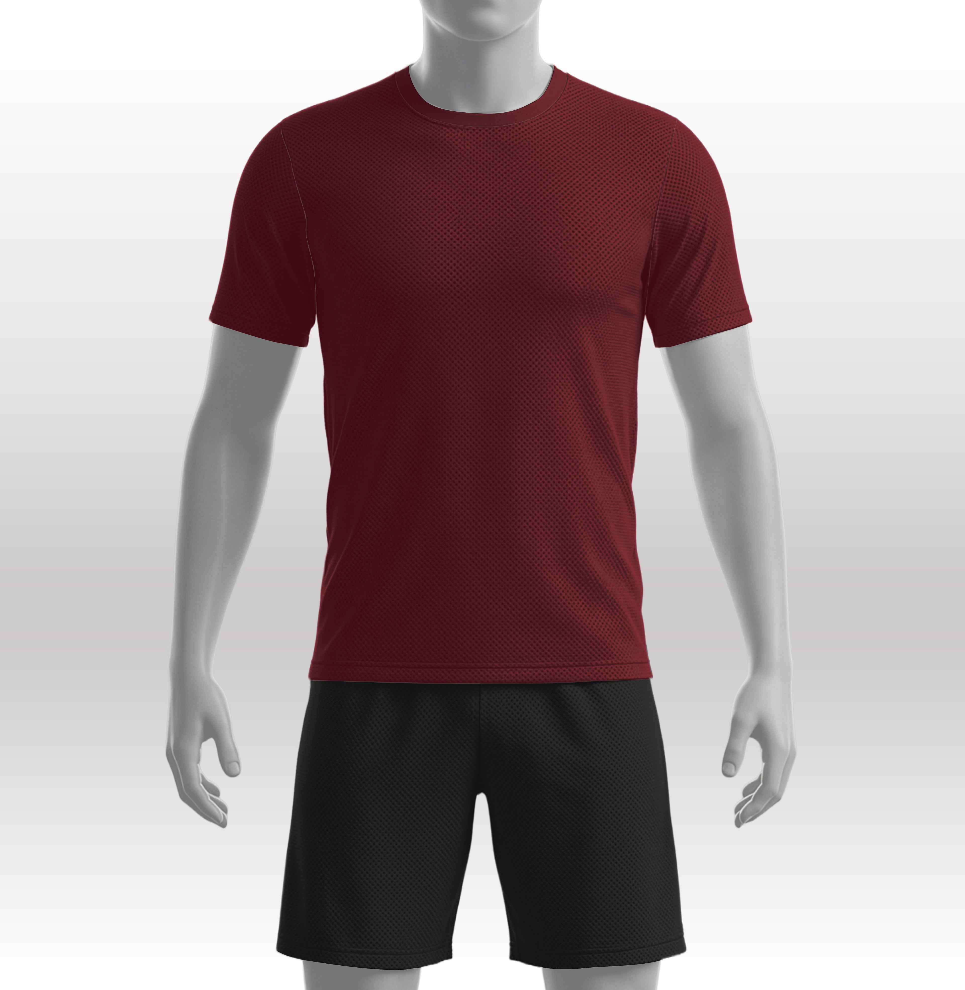 Premium Mesh Round Neck T-Shirt
