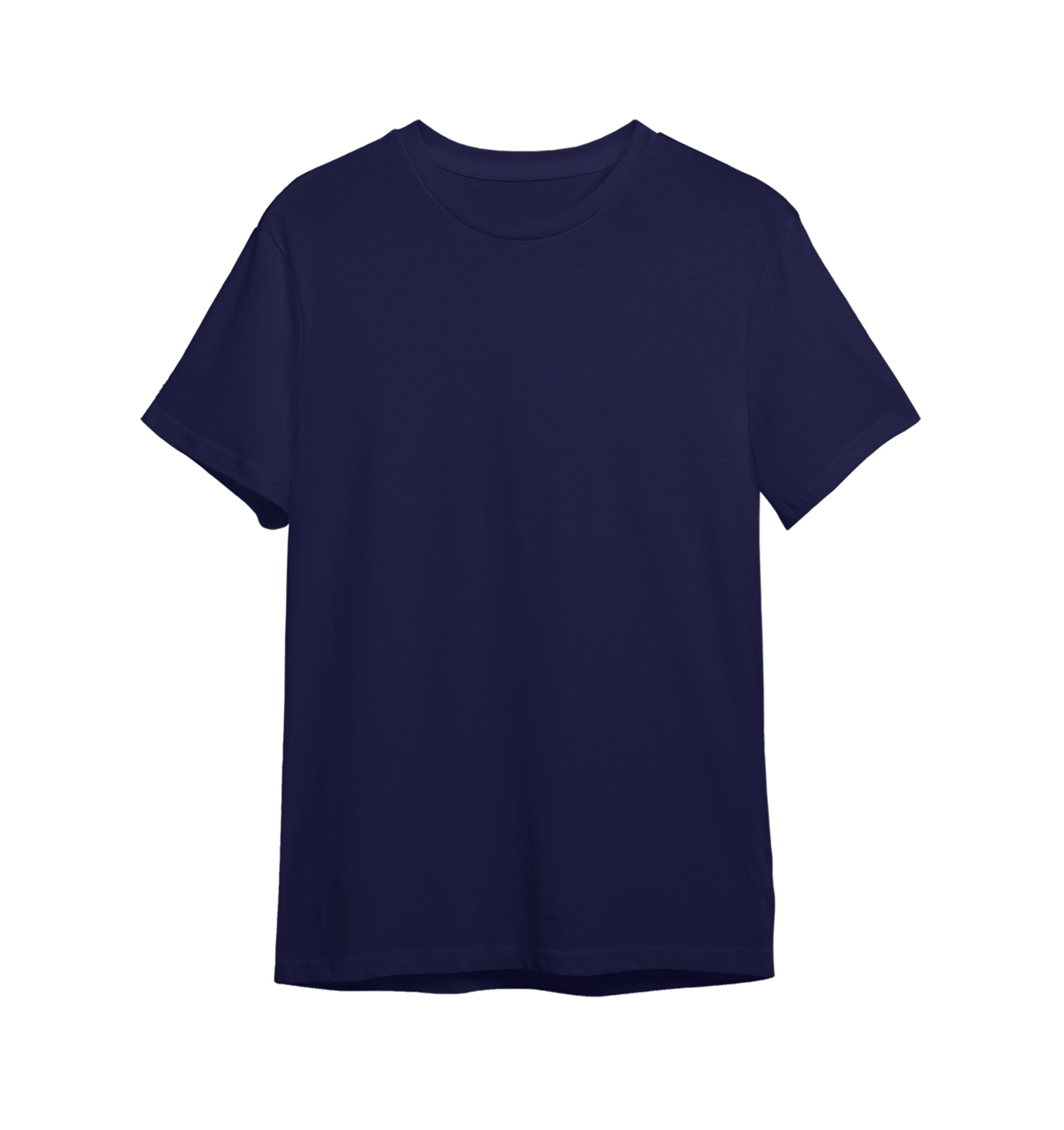 Basic Round Neck T-Shirt – 100% Cotton