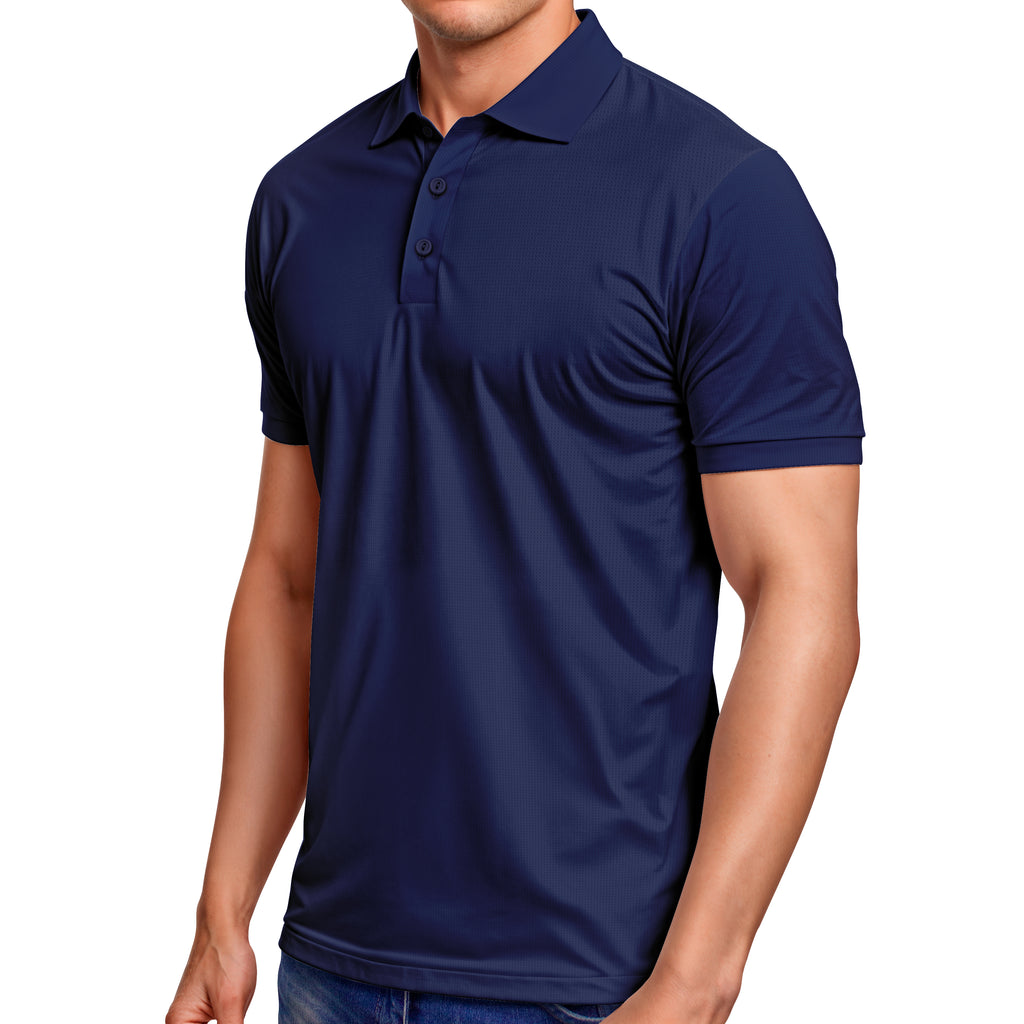 Basic Mesh Polo T-Shirt