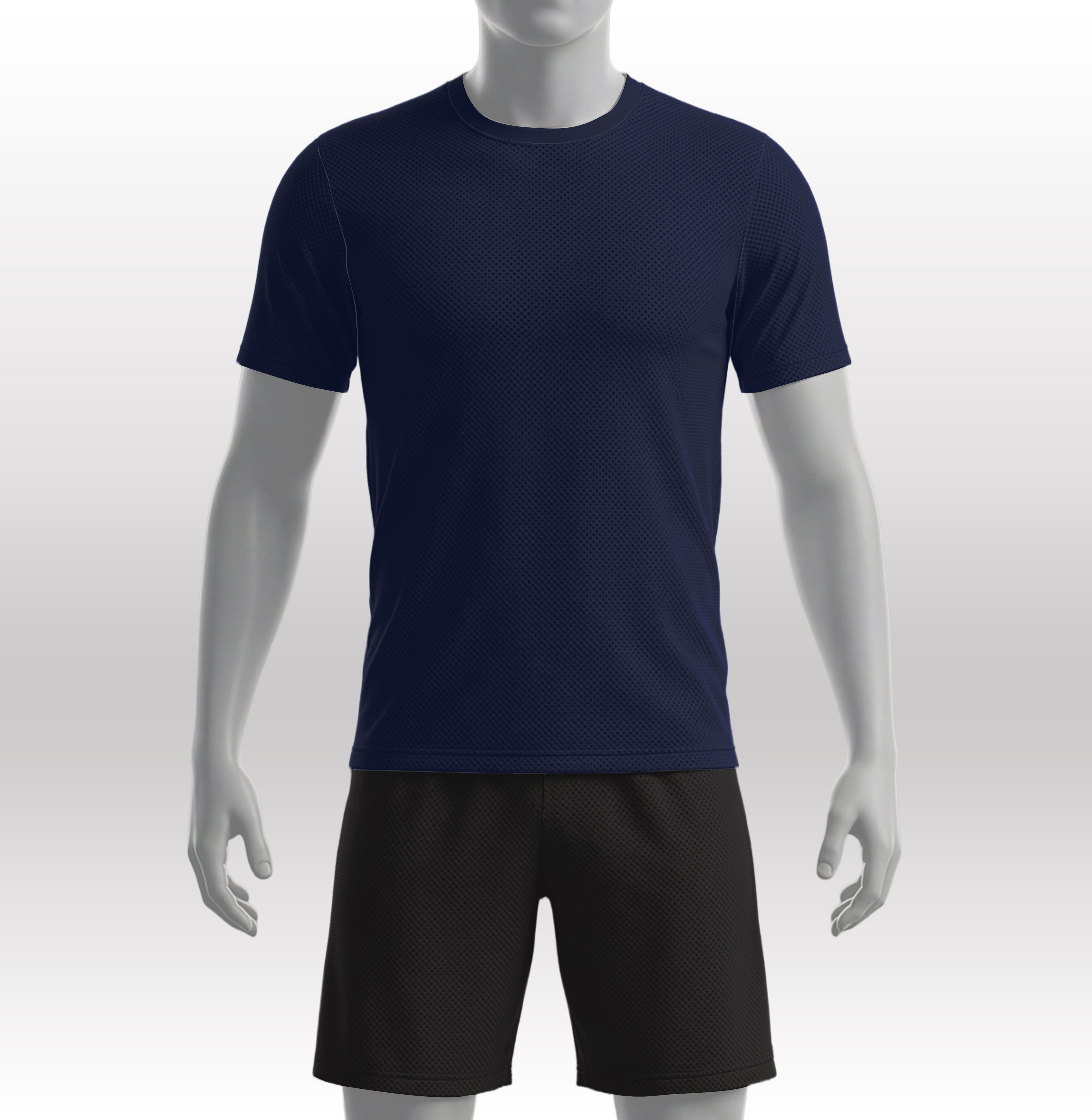 Premium Mesh Round Neck T-Shirt