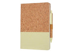 BORSA - eco-neutral A5 Cork Fabric Hard Cover Notebook and Pen Set