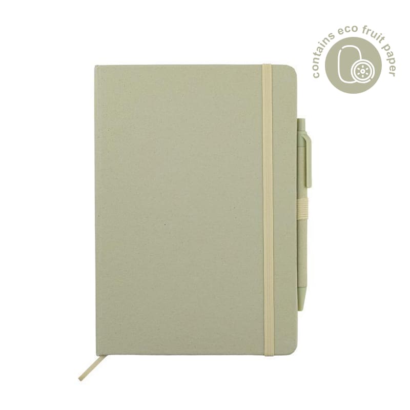 ABULA - eco-neutral® A5 Hard Cover Notebook & Pen Set