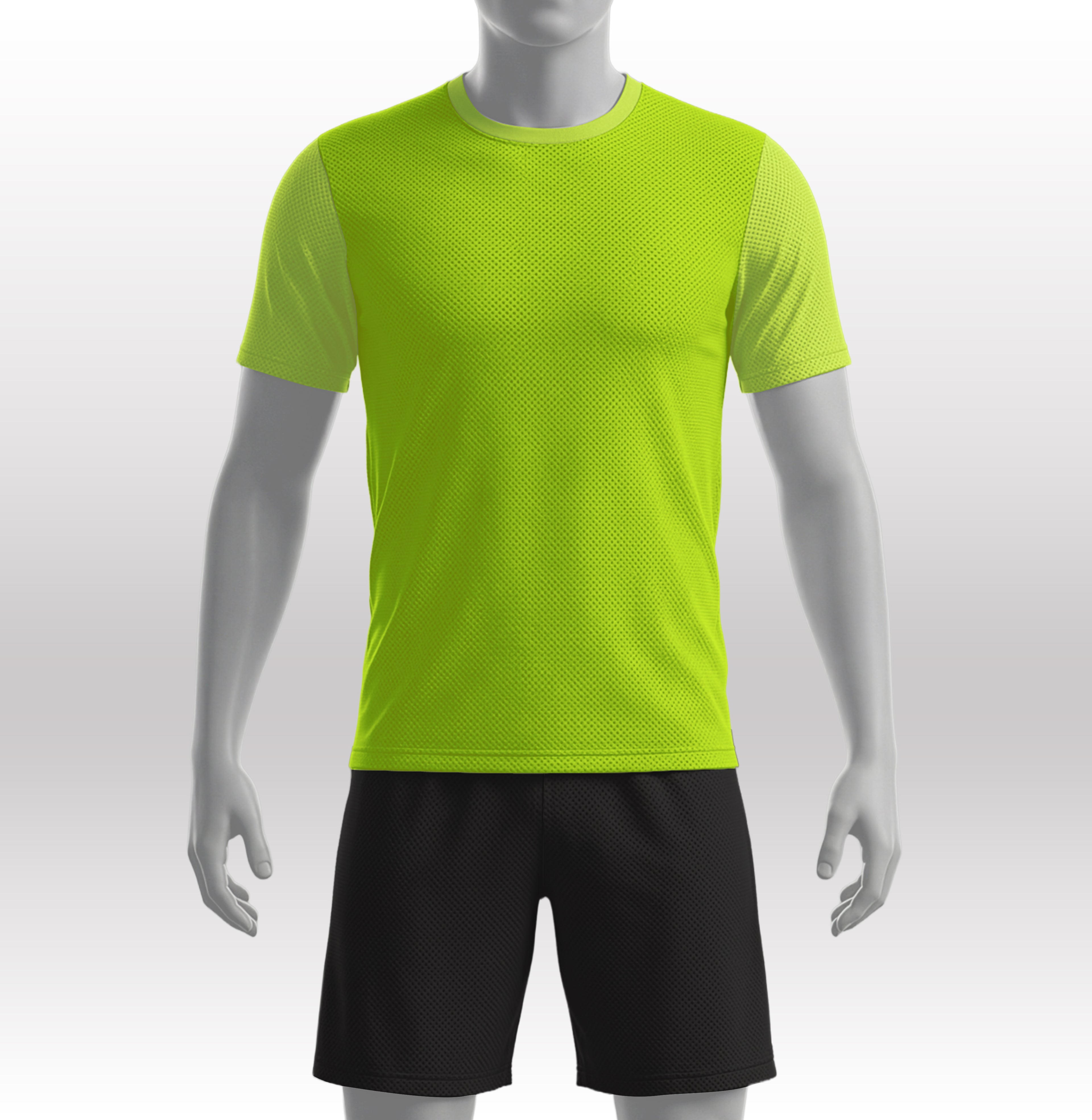 Premium Mesh Round Neck T-Shirt