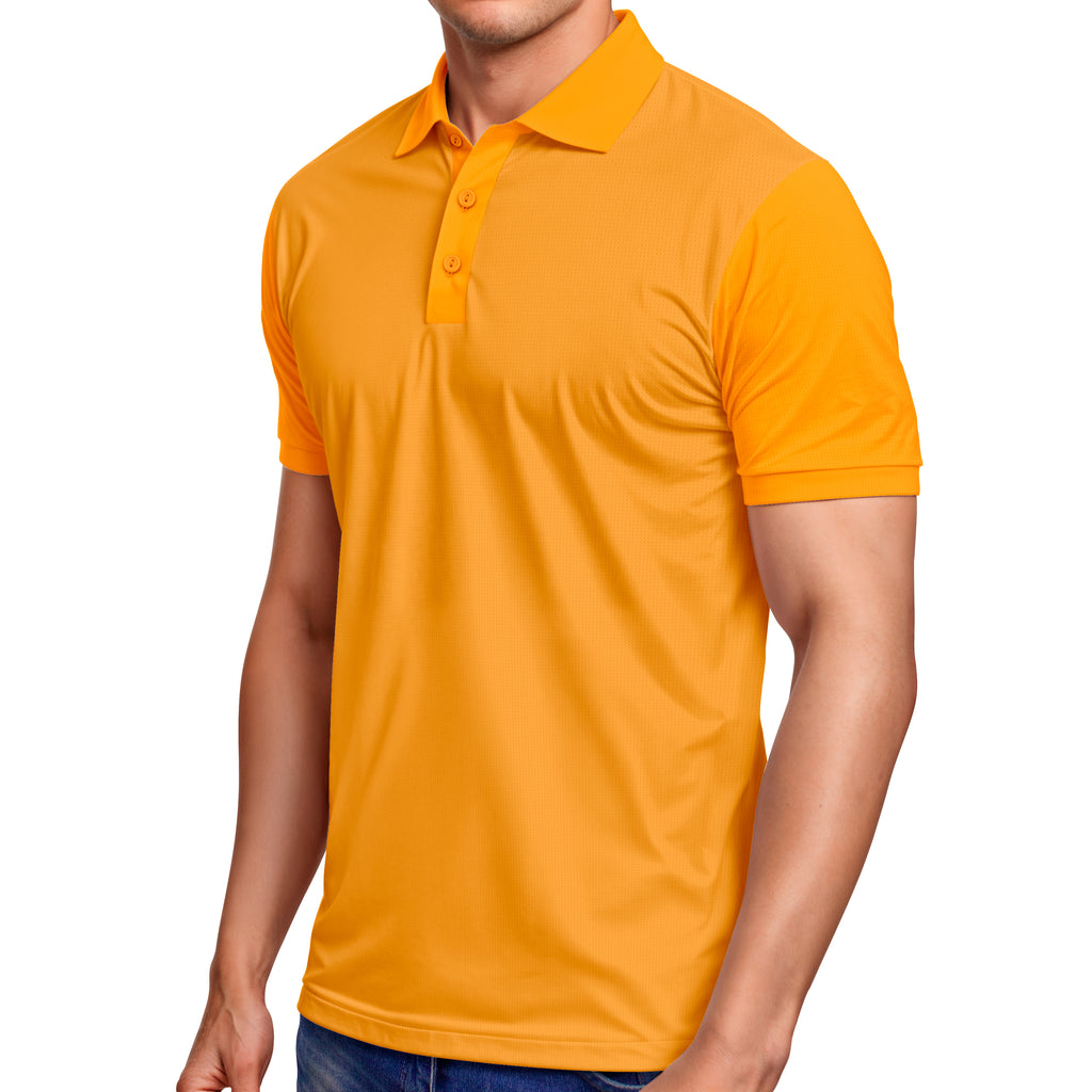 Premium Mesh Polo Neck T-Shirt