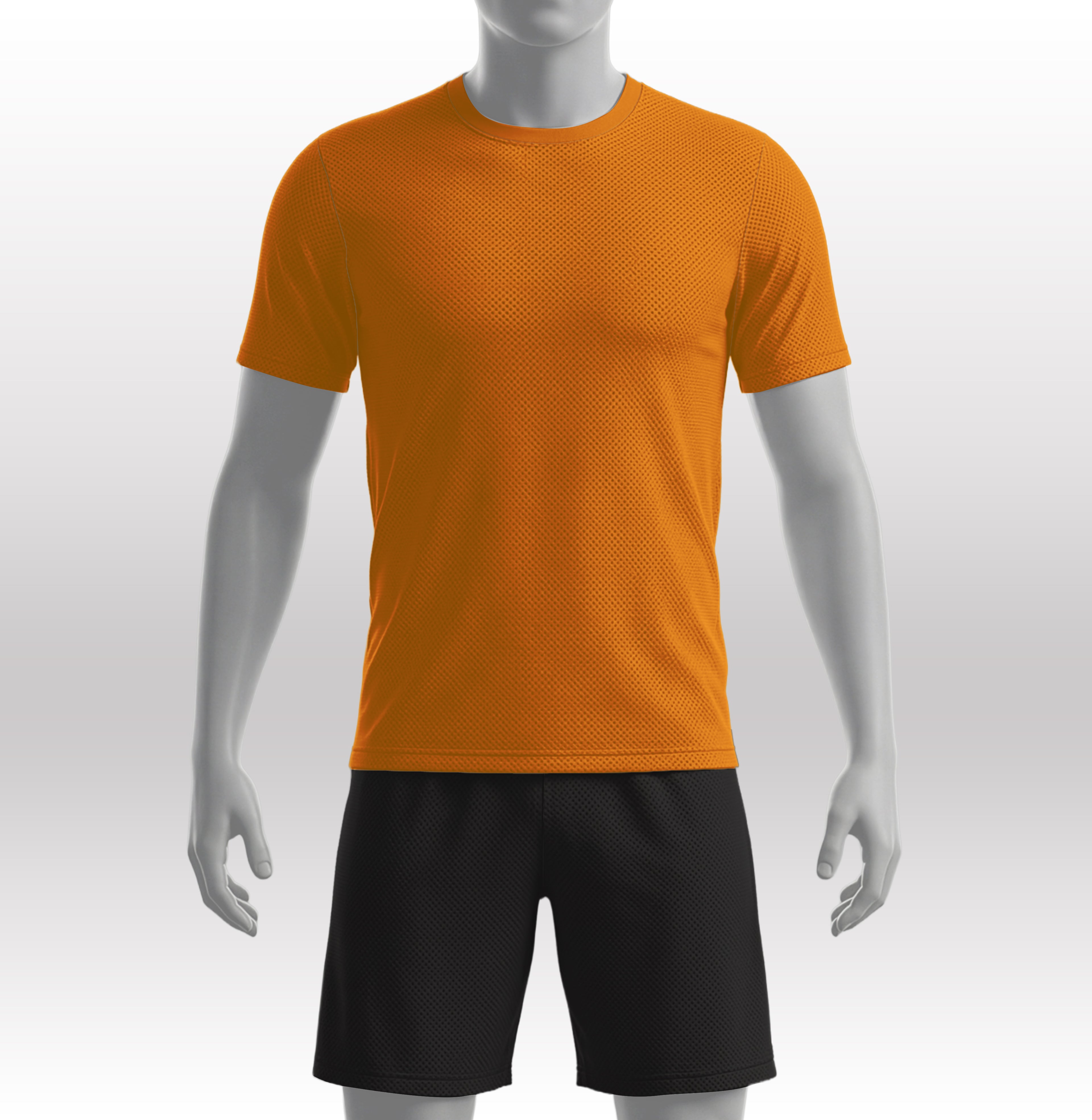 Premium Mesh Round Neck T-Shirt