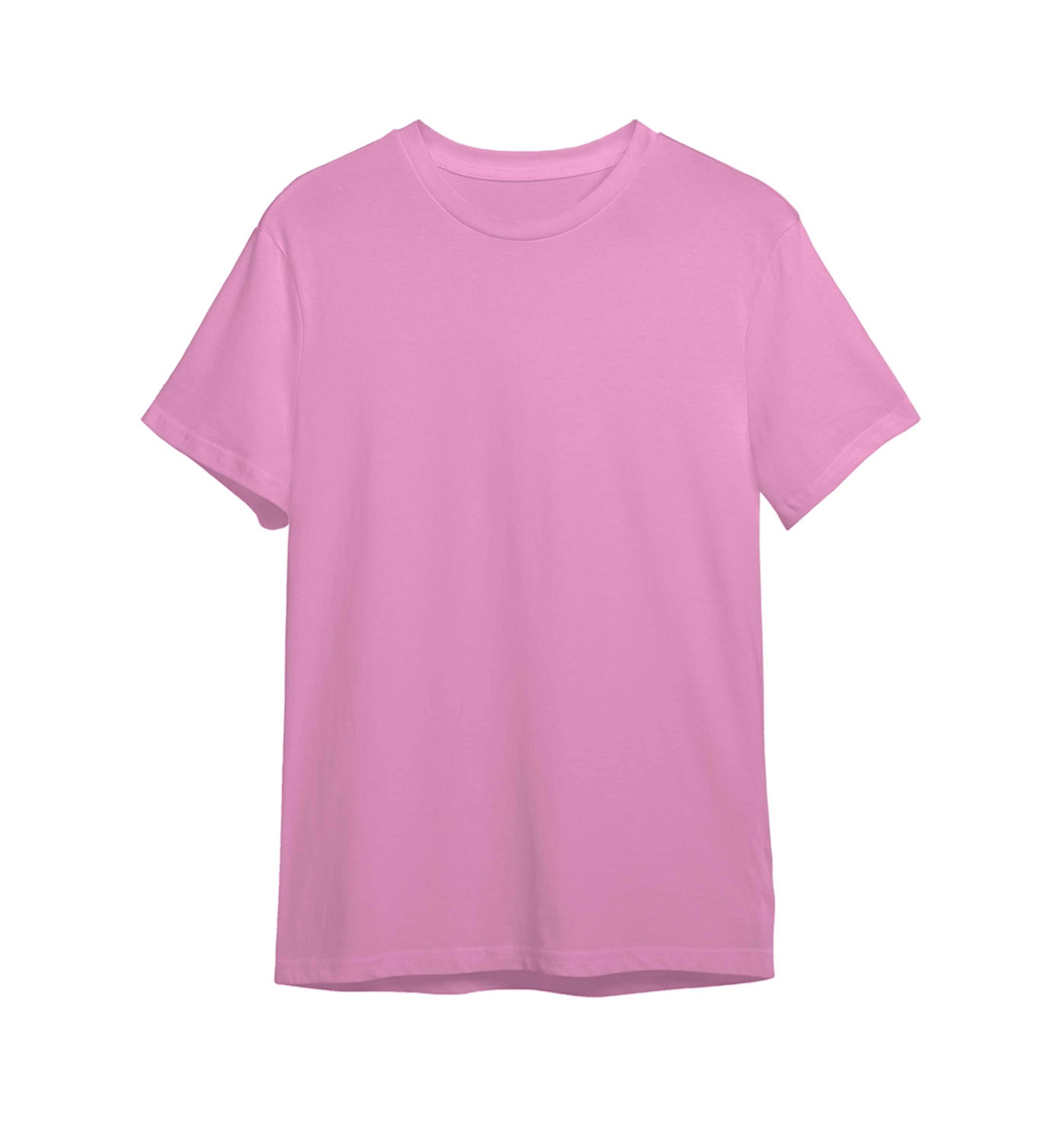 Basic Round Neck T-Shirt – 100% Cotton