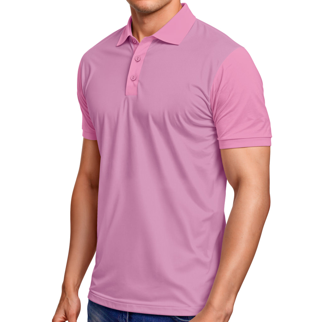 Basic Mesh Polo T-Shirt