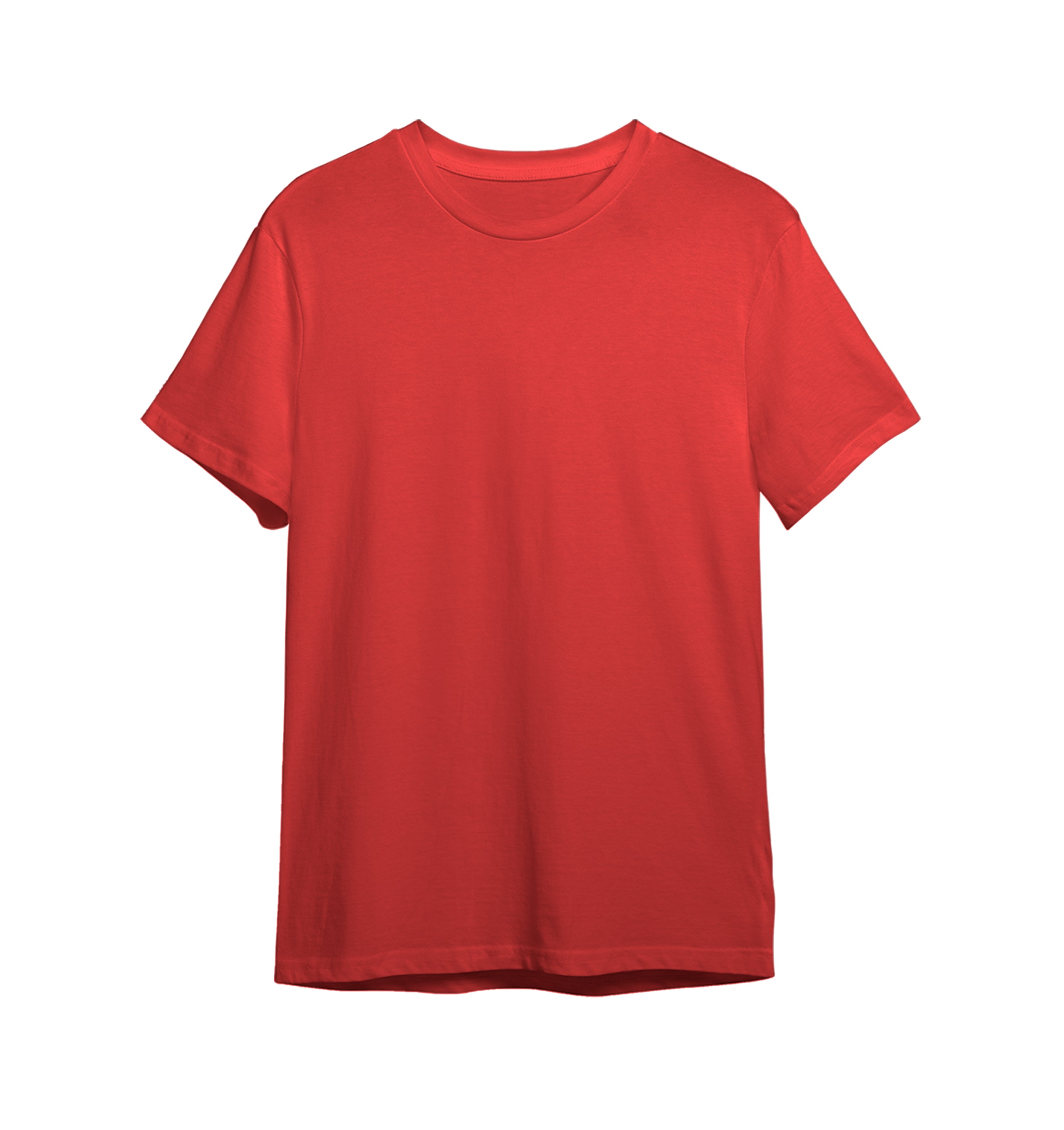 Basic Round Neck T-Shirt – 100% Cotton