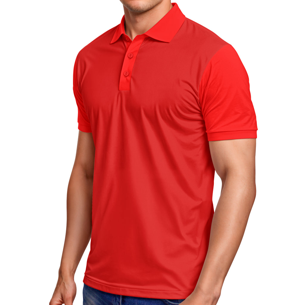 Basic Mesh Polo T-Shirt