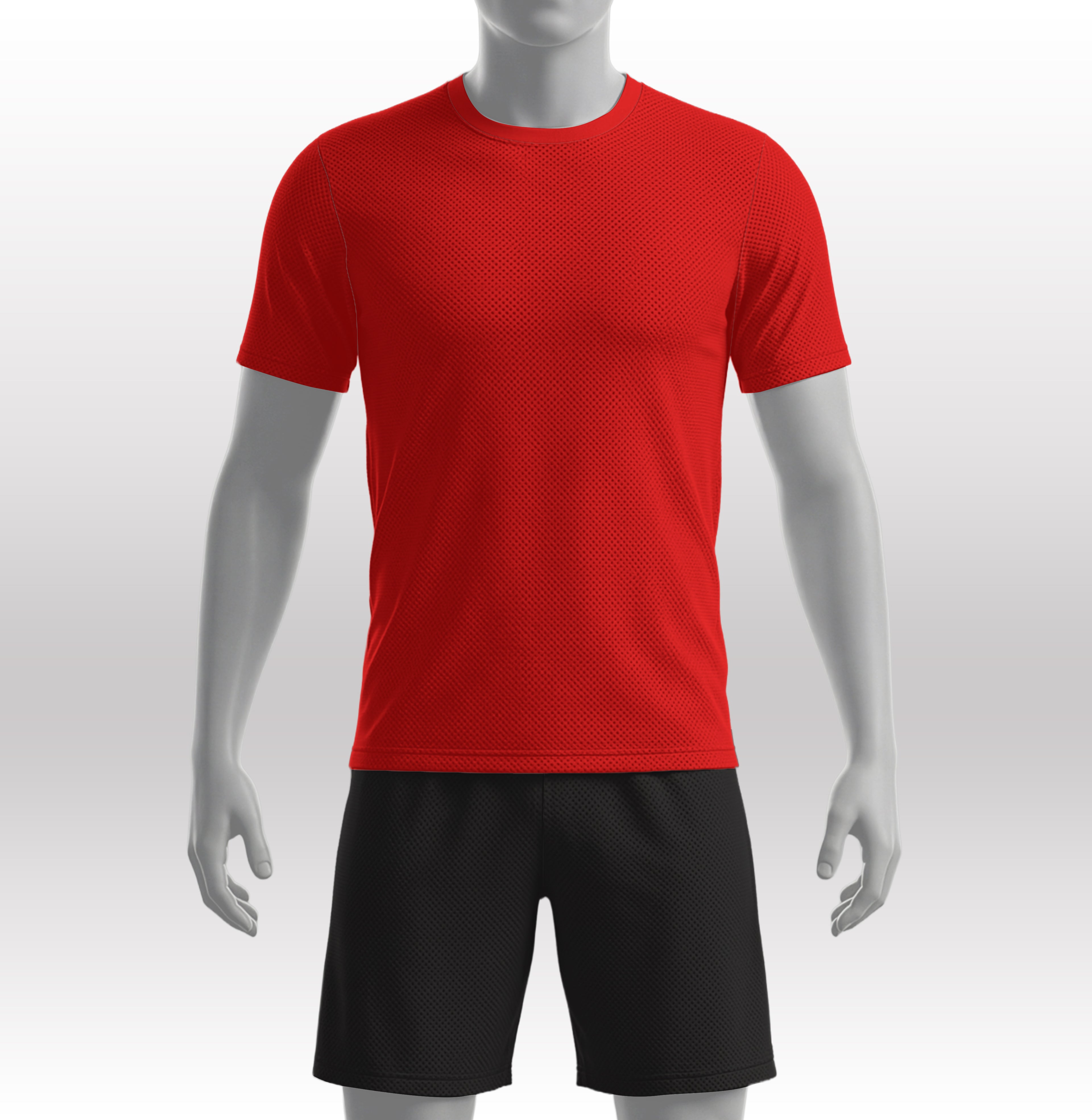 Premium Mesh Round Neck T-Shirt