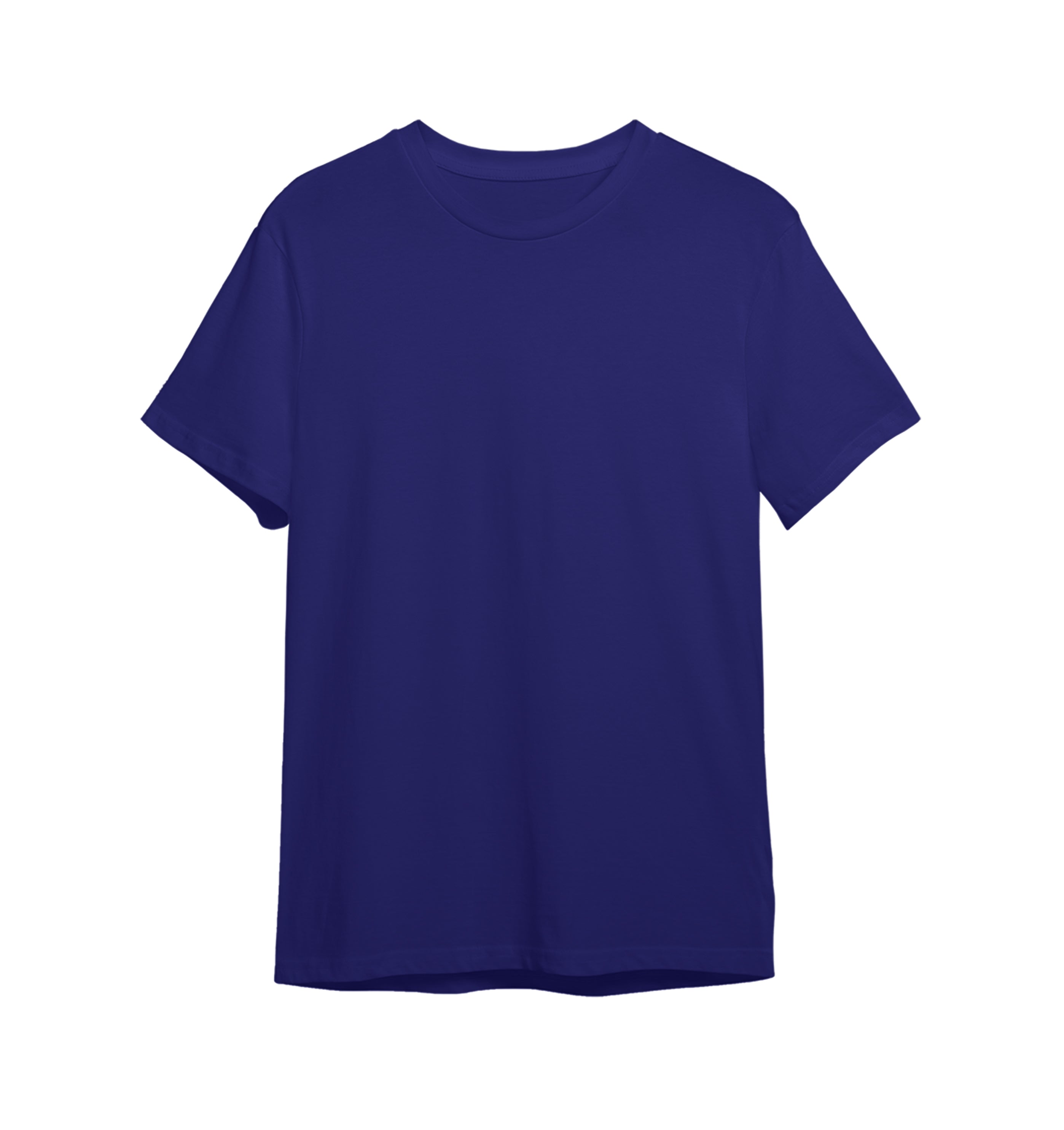 Basic Round Neck T-Shirt – 100% Cotton