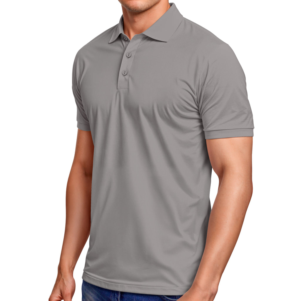 Basic Mesh Polo T-Shirt