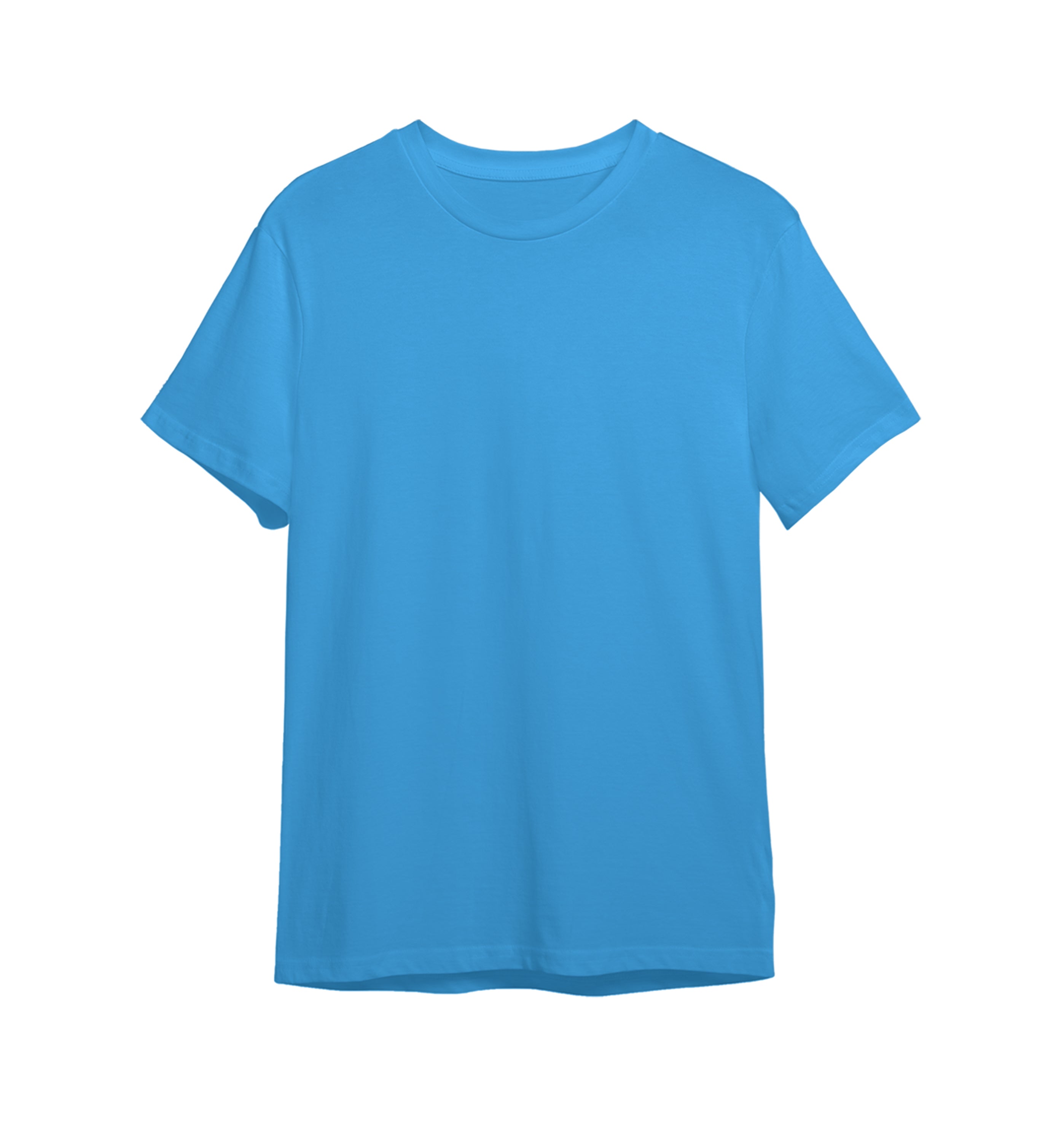 Basic Round Neck T-Shirt – 100% Cotton