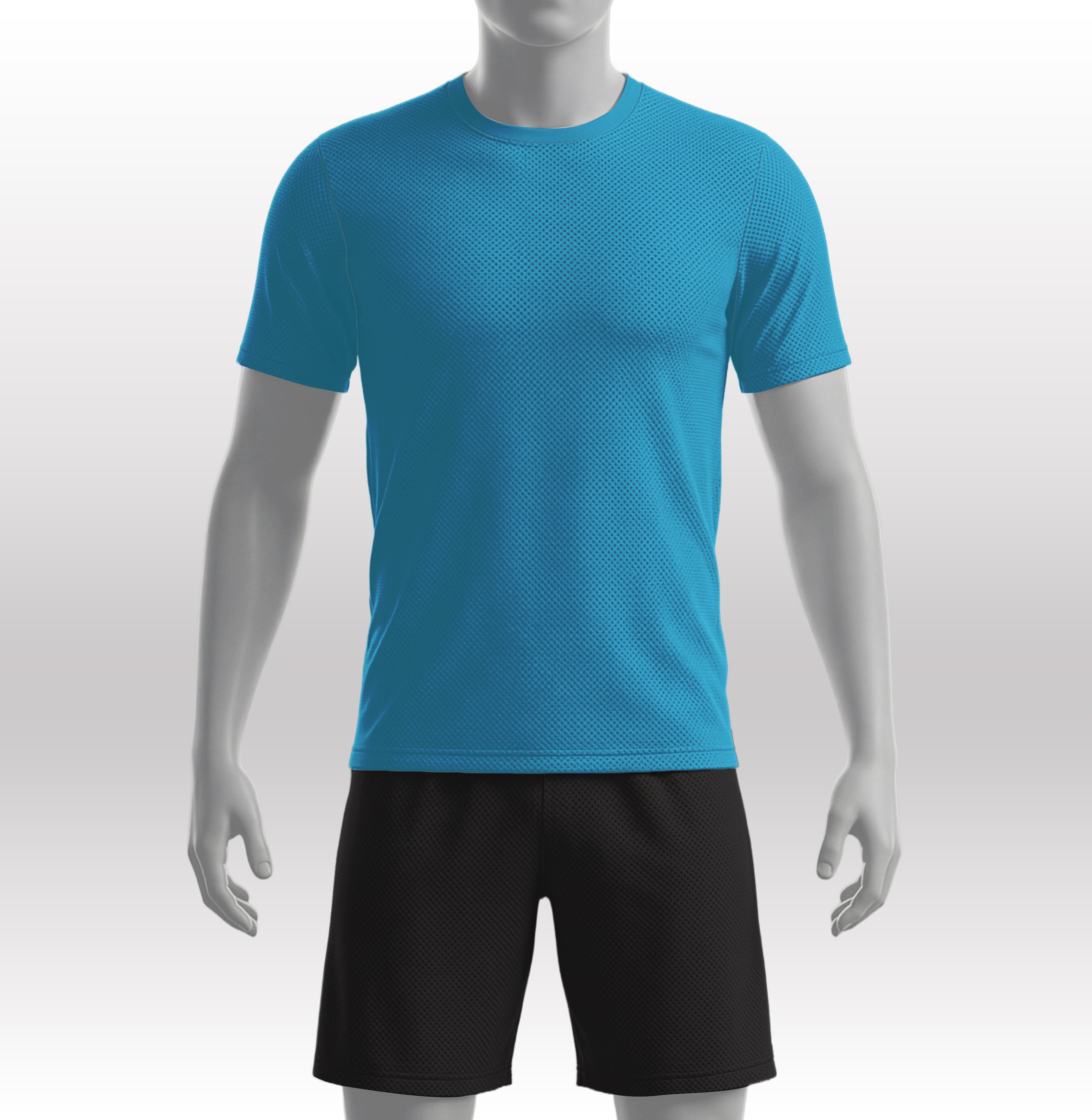 Premium Mesh Round Neck T-Shirt