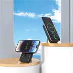 SOLANO - @memorii 10000mAh Mag Wireless Powerbank with Inbuilt Cables