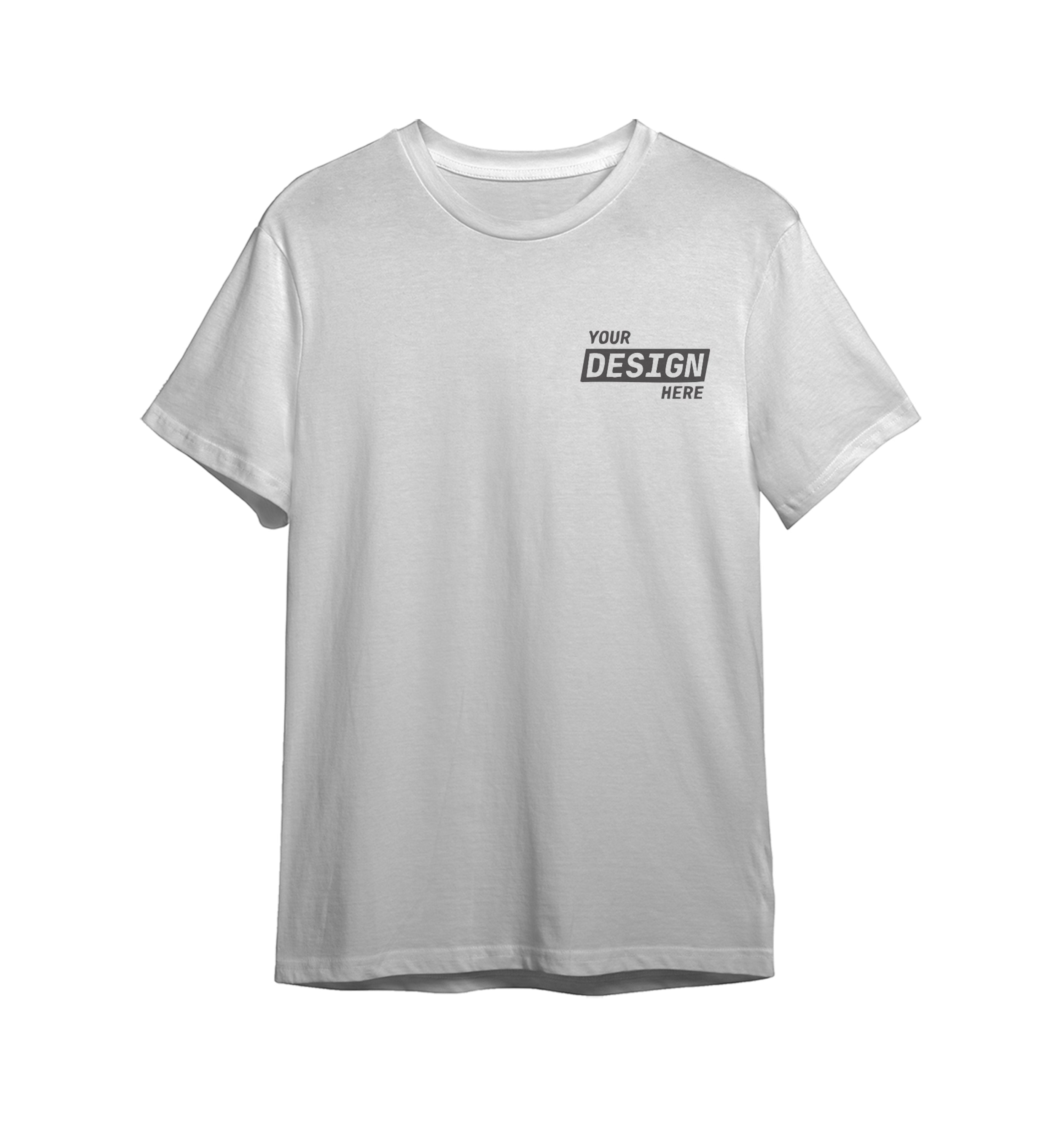 Basic Round Neck T-Shirt – 100% Cotton