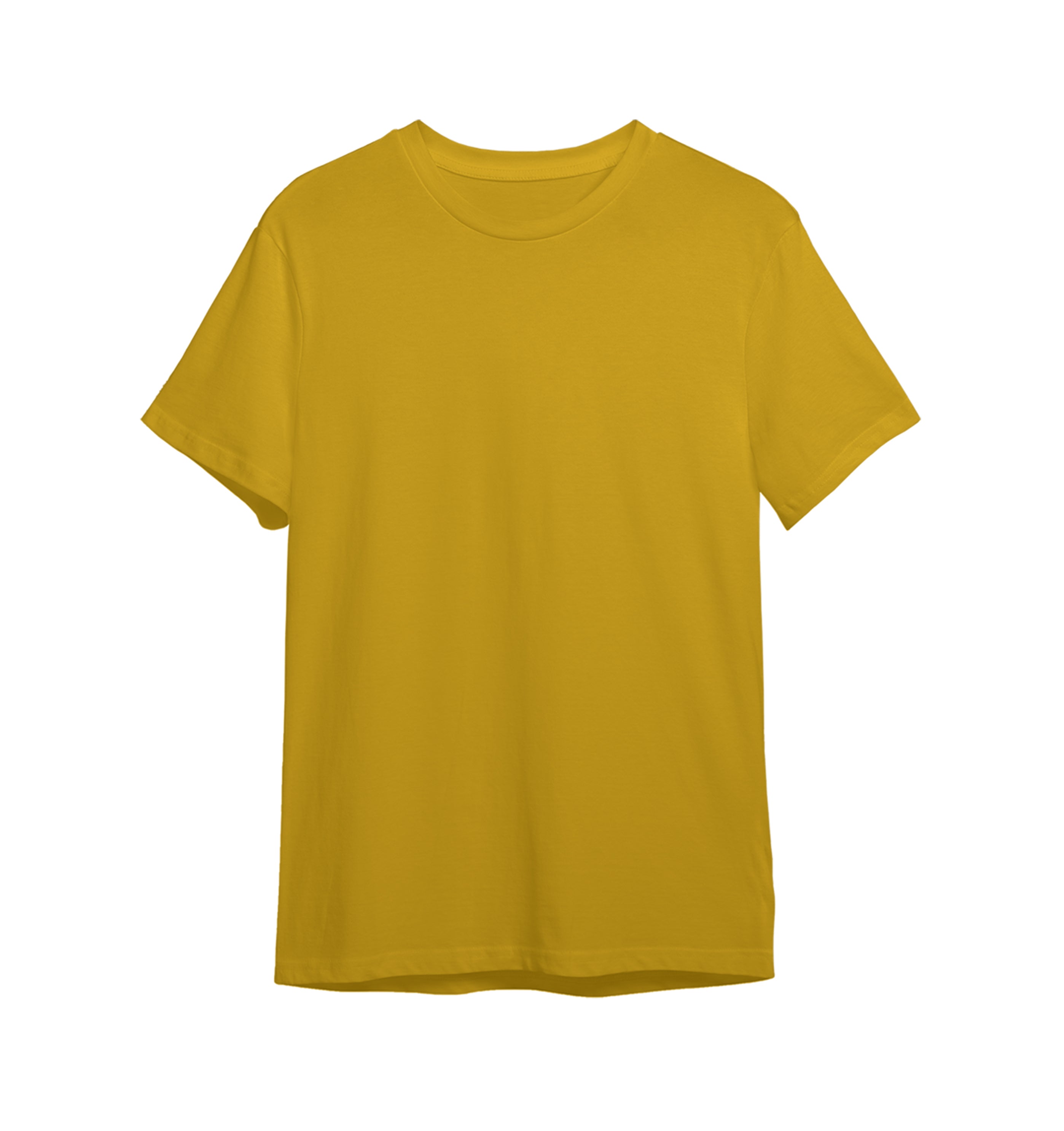 Basic Round Neck T-Shirt – 100% Cotton
