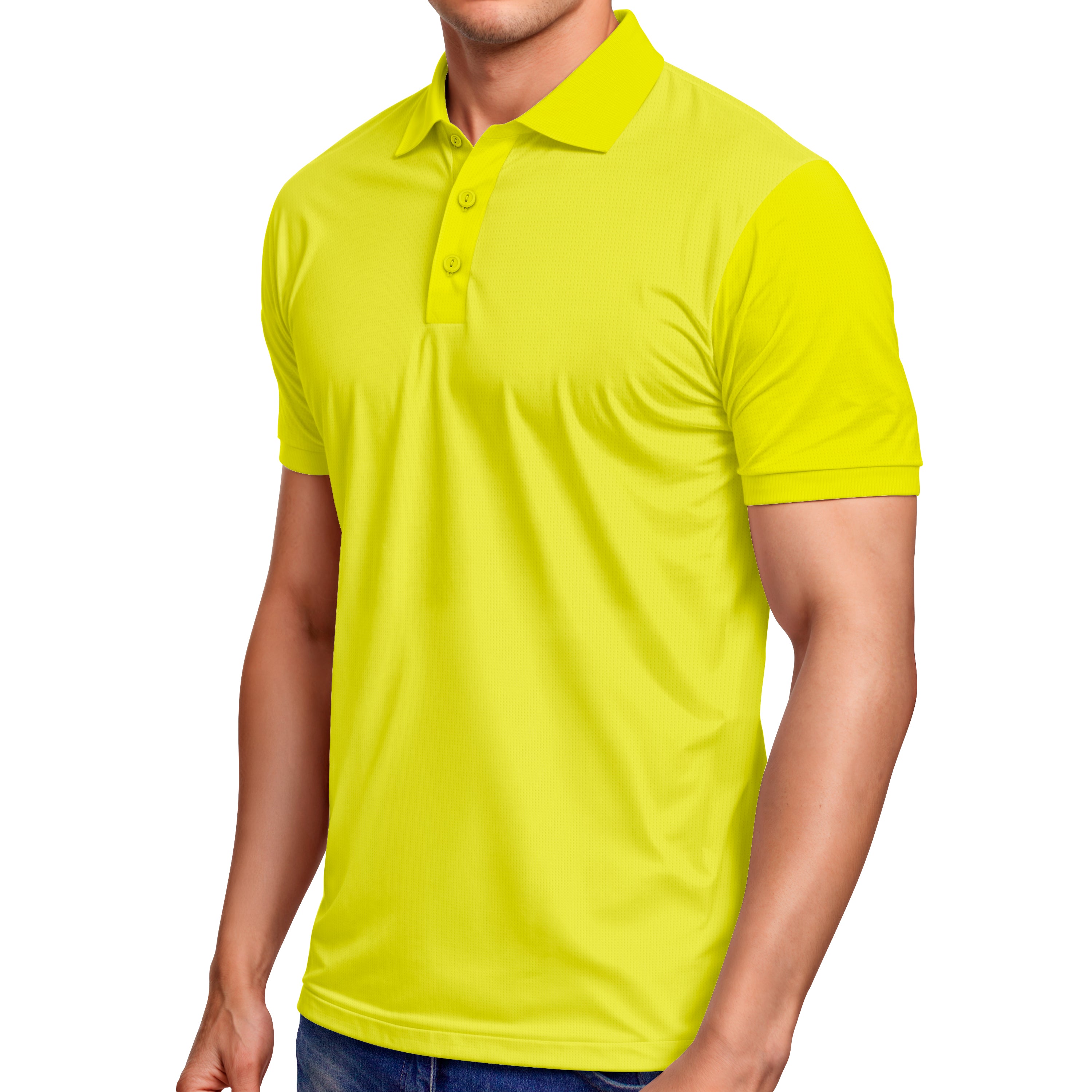 Basic Mesh Polo T-Shirt